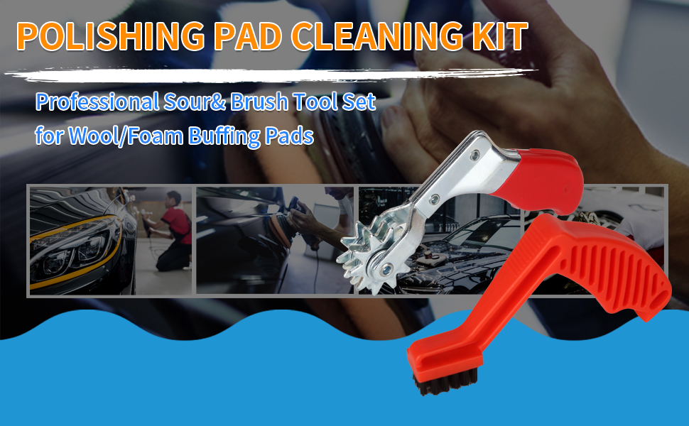 Polishing pad cleaning kit