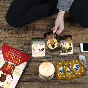 Seasons of the witch cards in use