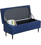 GOSTADY Ottoman Covers, Stretch Folding Storage Stool Slipcover Furniture Protector, Rectangle Be...