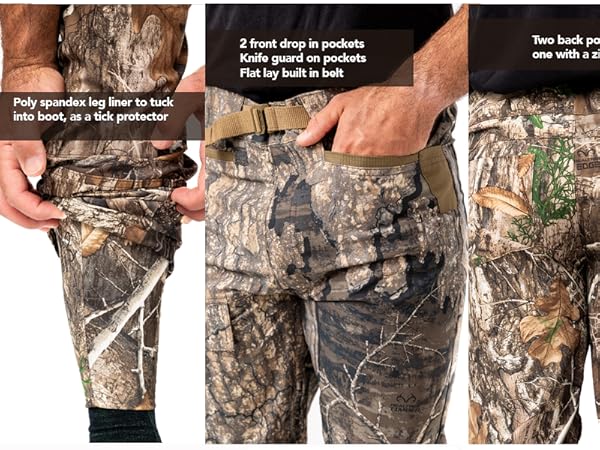 パンツ TTT MSW Military real tree camo pants ArcticShield - TREK PANT - REALTREE EDGE