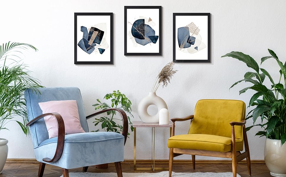 送料込み！GERARD'T HART 現代アート「青い風景」(^^) Amazon.com: Canvas Wall Art Decor Pictures Wall Decor Prints