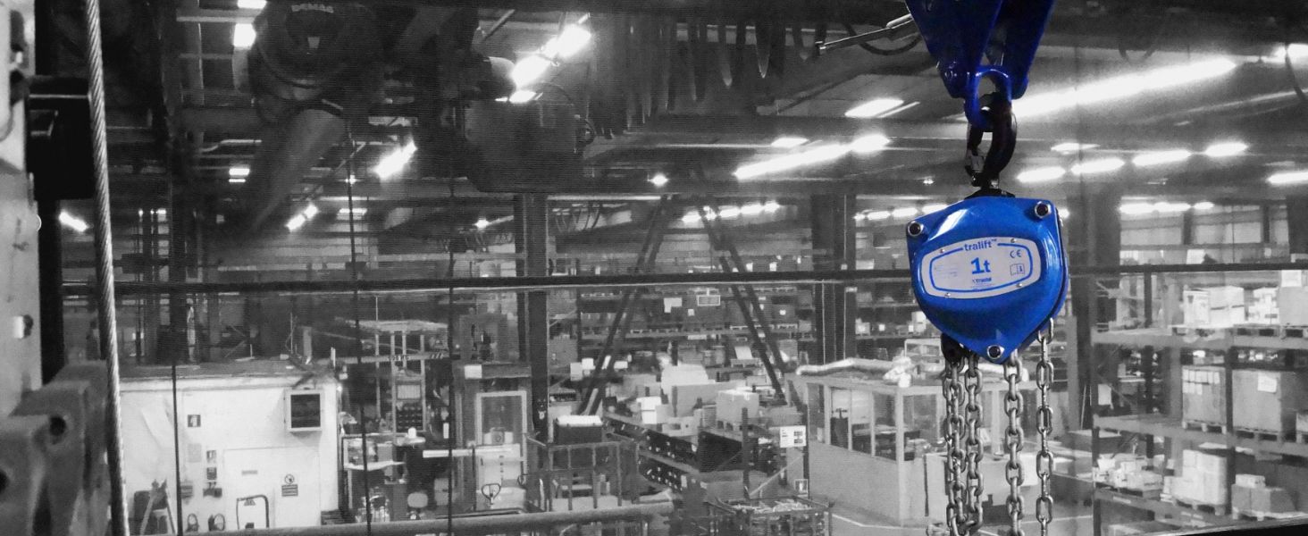 tralift manual chain hoist - premium banner