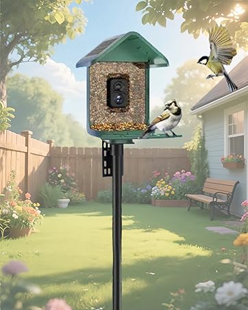 Viubird bird feeder pole
