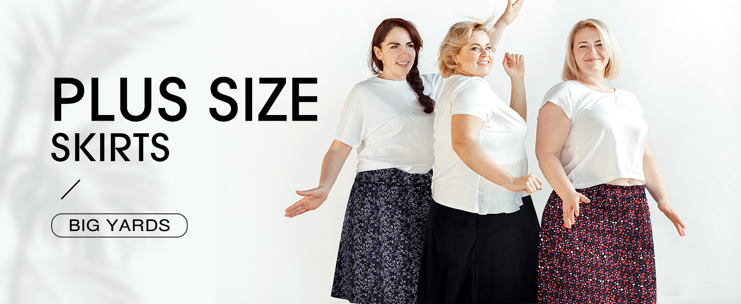 Plus size Skirts for women