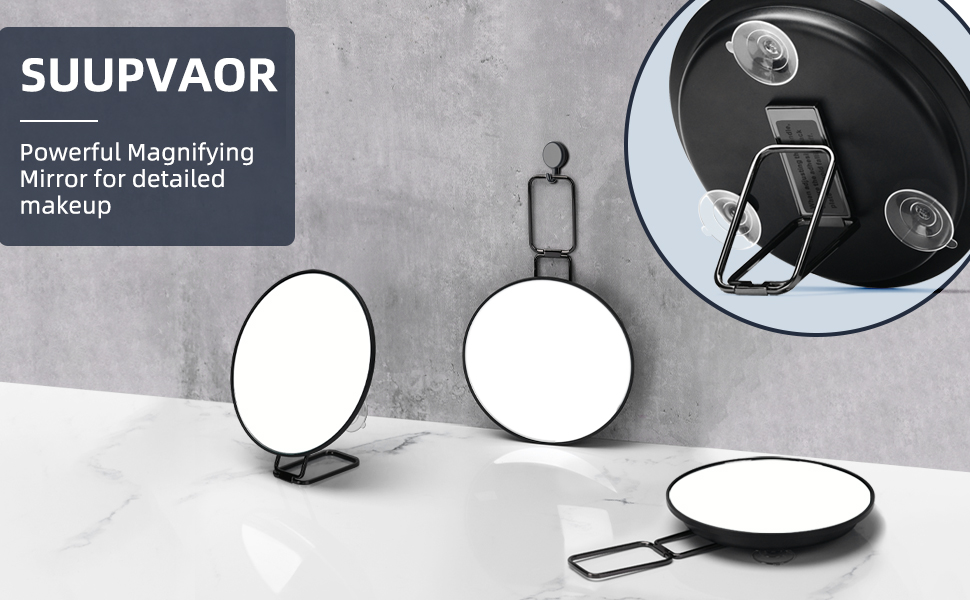 30X Magnifying Mirror, 6inch Large Makeup Mirror with 30X