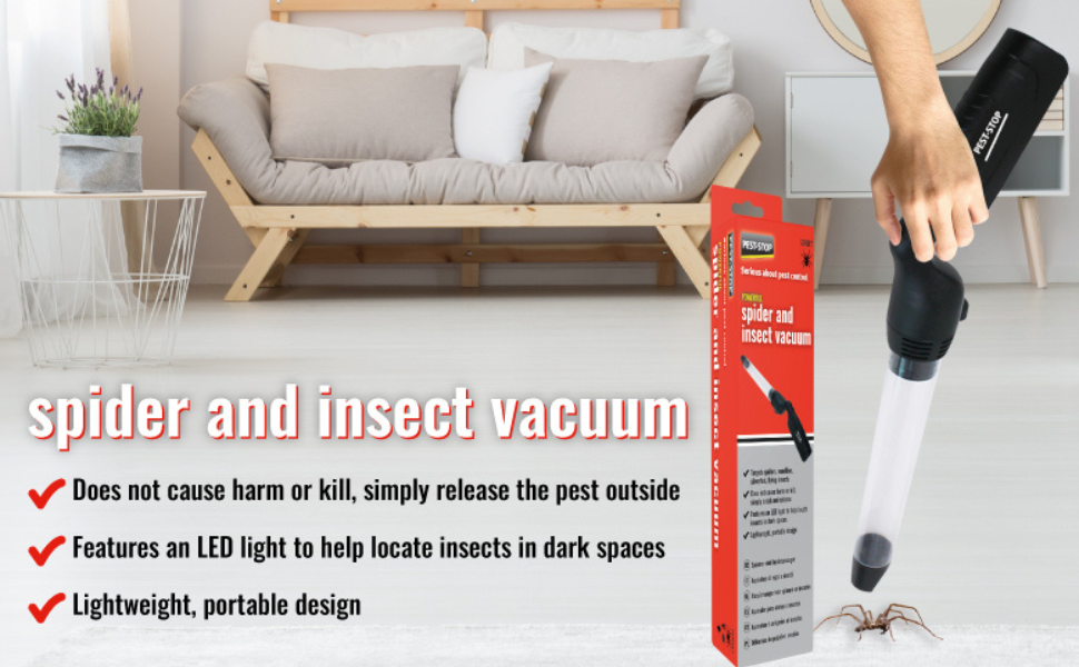 PestStop Spider and Insect Vacuum Chemical Free Solution