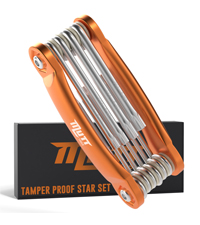 Mutt Tools Tamper Proof Star Wrench Set – Folding Security
