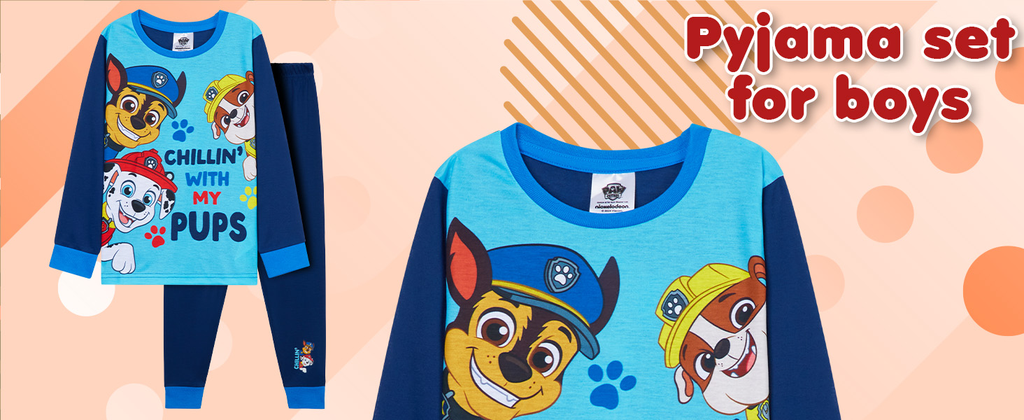 Paw Patrol Boys Long Pyjamas Set