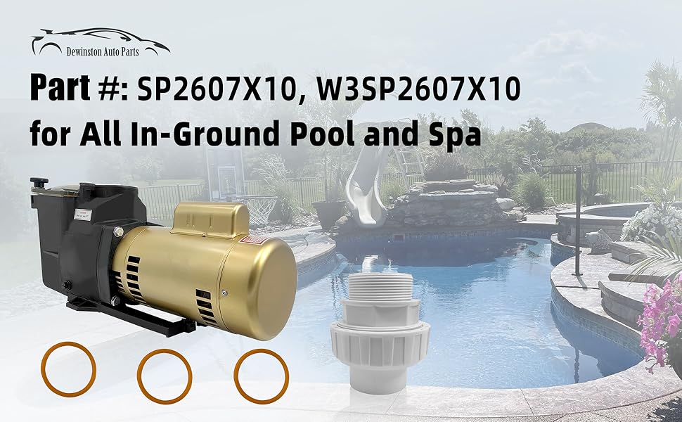 W3SP2607X10 Super Pool Pump 1HP 115/230V Single Speed