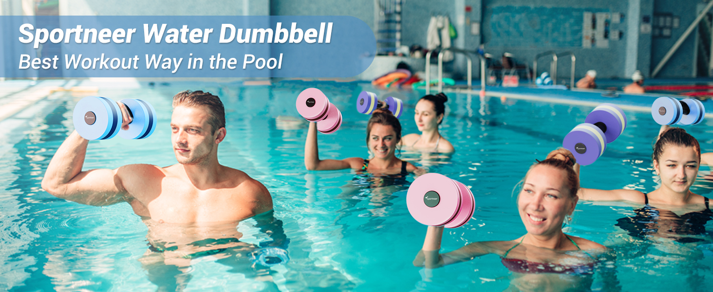 Water Weights Aquatic Exercise Dumbbells Sportneer Water Dumbbell