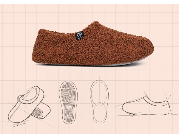 Women's Comfort Memory Foam House Shoes Light Weight Terry Cloth Loafer Slippers 4