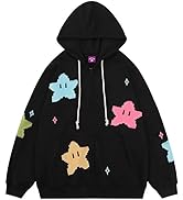 Amazon.com: Tyadorw Women Y2K Zip Up Hoodies Cute Grunge Star