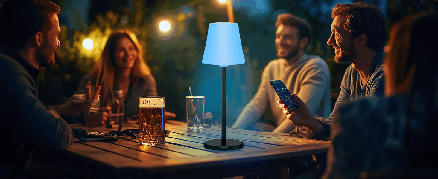 Neymlya Cordless Table Lamps, Rechargeable Table Lamp Battery Operated