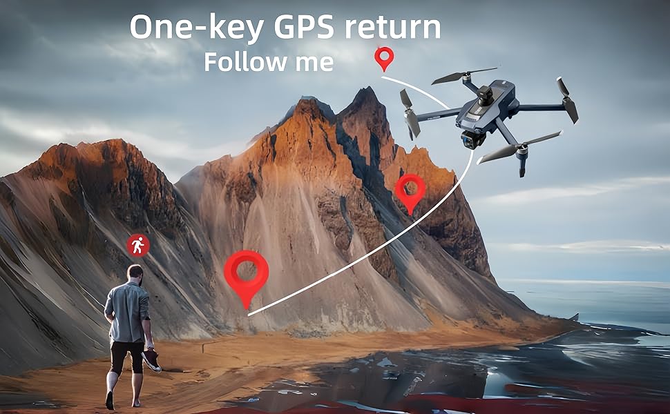 One-key follow, your perfect outdoor companion