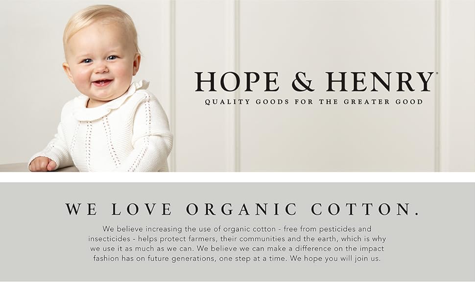 hope Henry baby layette organic cotton young kids boy girl little newborn gift shower