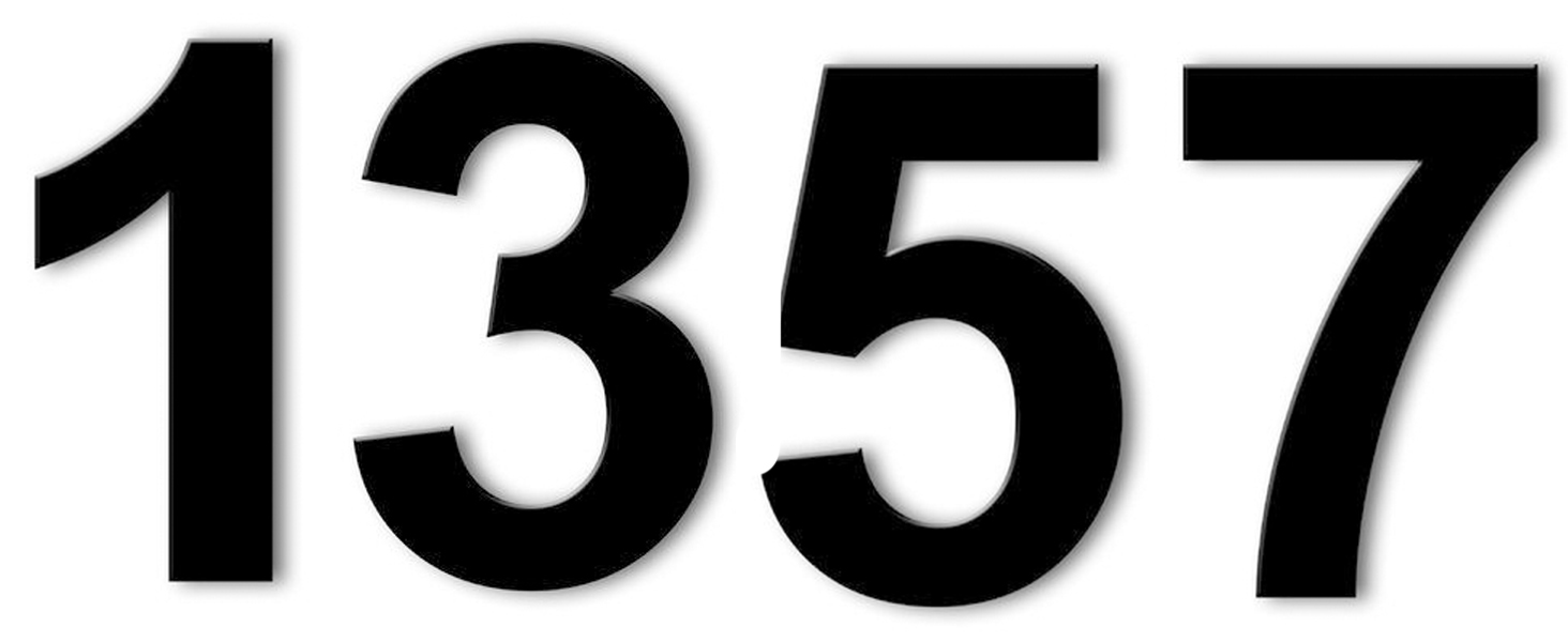 Large Number Stencils 30cm Tall (12”),10 Separate Sheets of 300 x 200mm