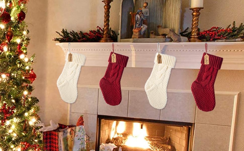 Classic christmas stockings