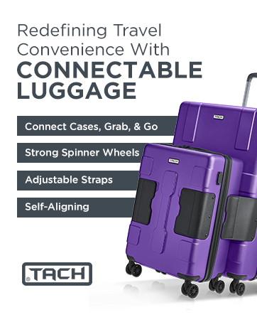 Redefining travel convenience with connectable luggage