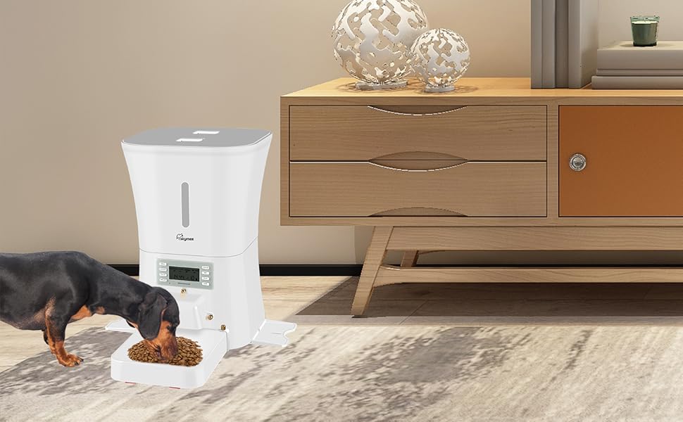 SKYMEE 8L Petreat AI Automatic Pet Feeder Food Dispenser for Cat & Dog