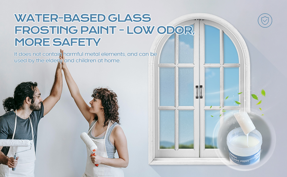 Frosted Glass Paint for Window, Window Privacy Paint Waterproof & UV
