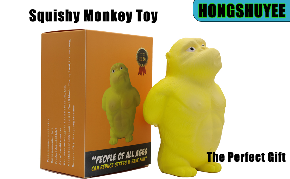Amazon.com: Squishy Monkey Decompress and Stretch Gorilla