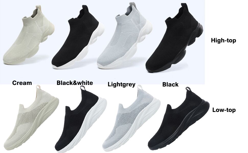 Knitted breathable shoes