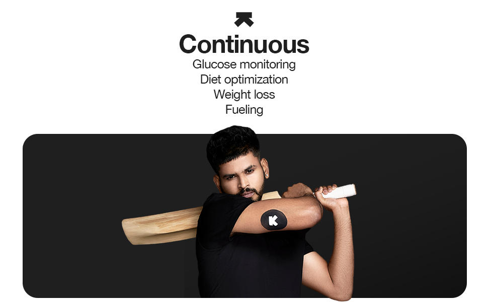 Ultrahuman M1 Smart Glucose Monitoring via App Enhance your