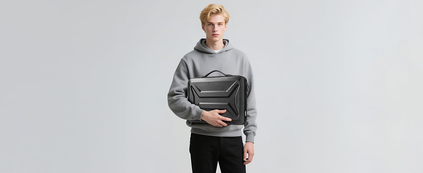 Grey athletic sweatshirt shown being worn in a studio setting against light grey background.