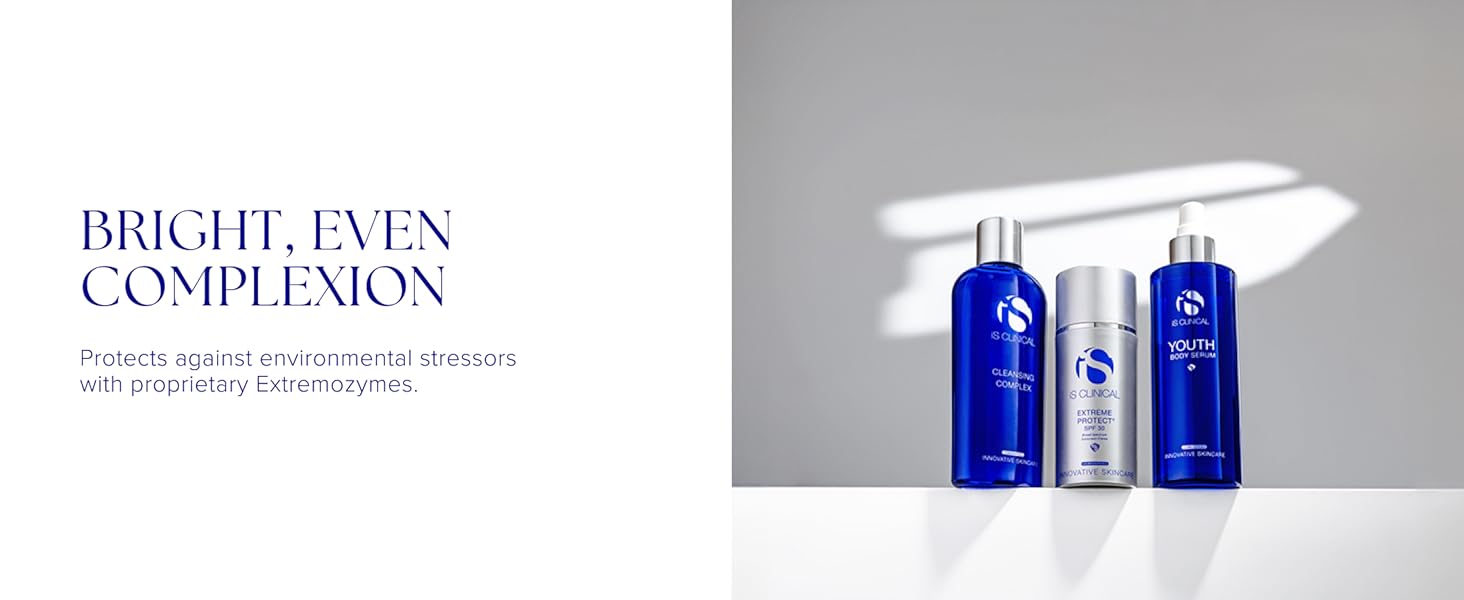 bright even complexion protects against environmental stressors with proprietary extremeozymes
