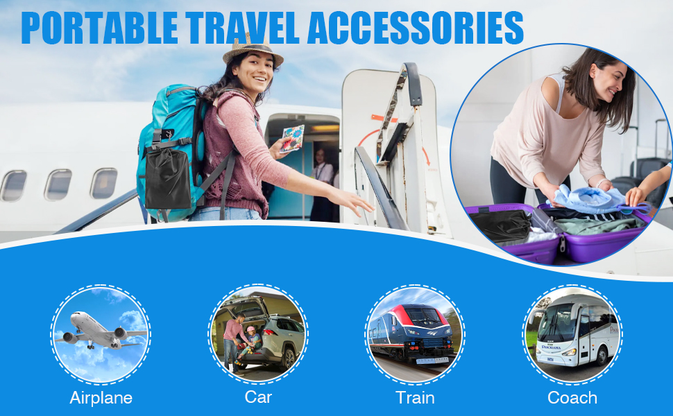 No-squeeze Airplane Foot Rest