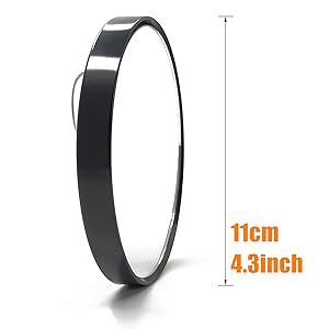 The size of magnifying makeup mirror