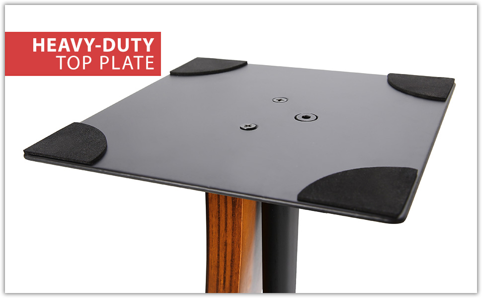 Eximus Bookshelf Speaker Floor Stand Cherry Color