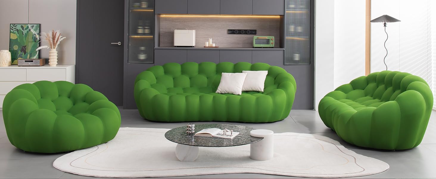 Sofas & Couches, Loveseat Sofa with Cellular & Curved