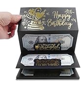 HOMANGA Birthday Money Envelope for Cash Gifts, Surprise Cash Envelope for Men Women Kids, Birthd...