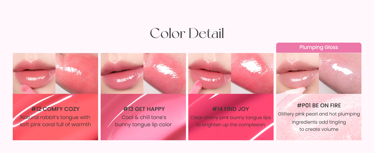 Peripera Ink Glasting Lip Gloss NonSticky, HighShine, 4XL Wand For Easy