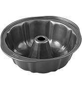 Wilton Gold Premium Non-Stick Warp-Resistant Bakeware, Made without PFAs, Fluted Tube Pan, 9.49 i...