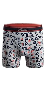 Fila Men&amp;#39;s Printed Boxer Briefs