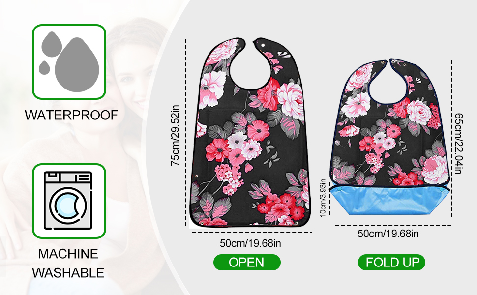 waterproof bibs for adults