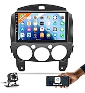 [2+32GB] Android 13 Car Stereo for Mazda 2 2007-2014,9 Inch Touchscreen Car Radio Android Head Un...