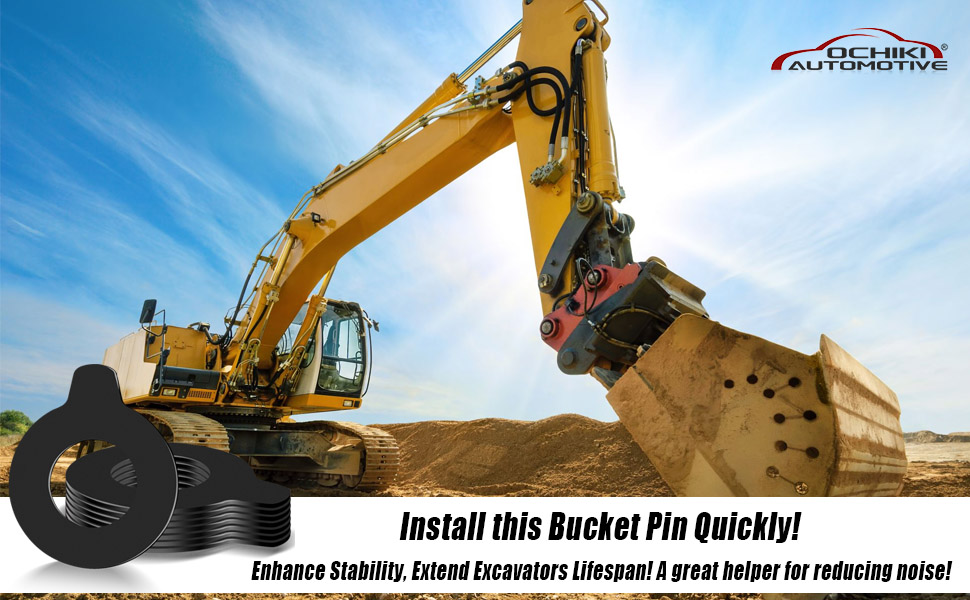 Amazon.com: 8pcs 40mm Bucket Pin Shim Kit Fit for Cat Kubota