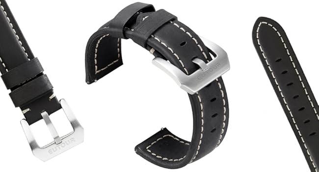 EUTOUR WATCH ブラック ラバーベルト Amazon | [EUTOUR ユートール]磁力腕時計 ボールベアリング設計