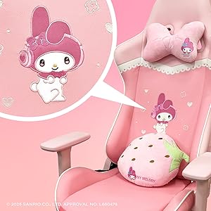 2018年 サンリオ マイメロディ ダイカットスツール ピンク ゲーミングチェア サンリオキャラクターズ マイメロディ | 株式会社