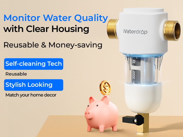 Amazon.com: Waterdrop Spin Down Sediment Filter, 50/200