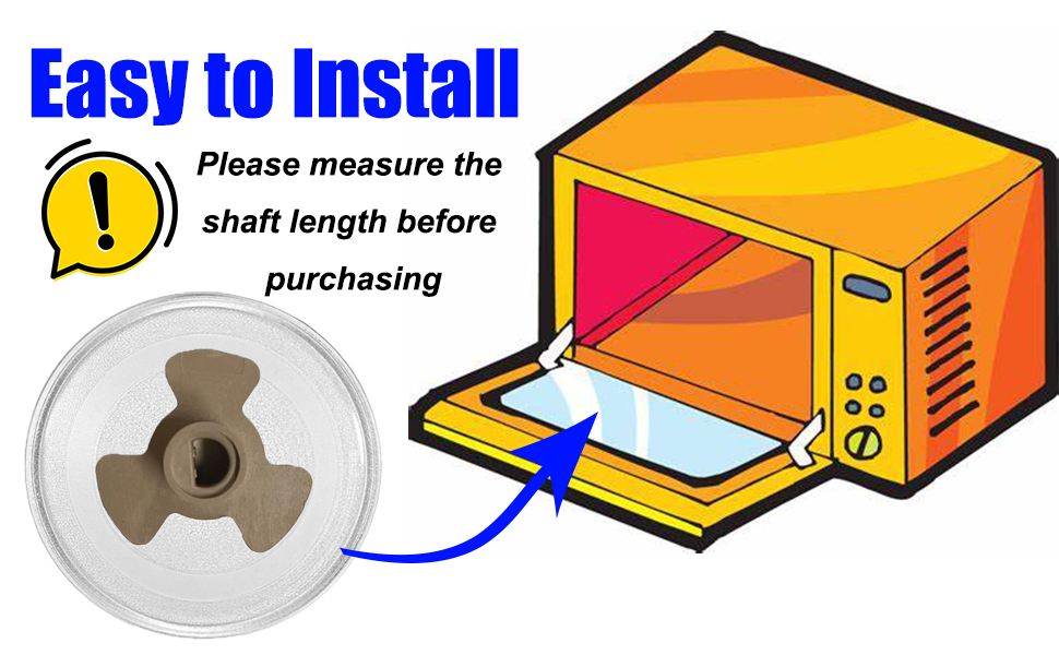 2 Pcs 0.59" Microwave Turntable Coupler, Microwave Oven