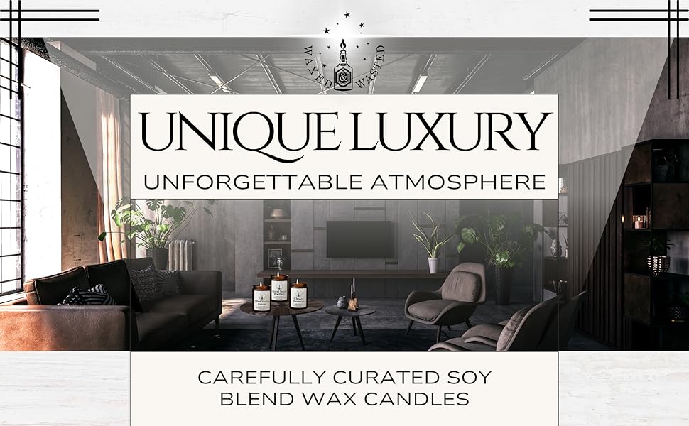 Soy Blend Luxury Candle | Handmade Small Batch Long Lasting Soy Candle for Home & Patio