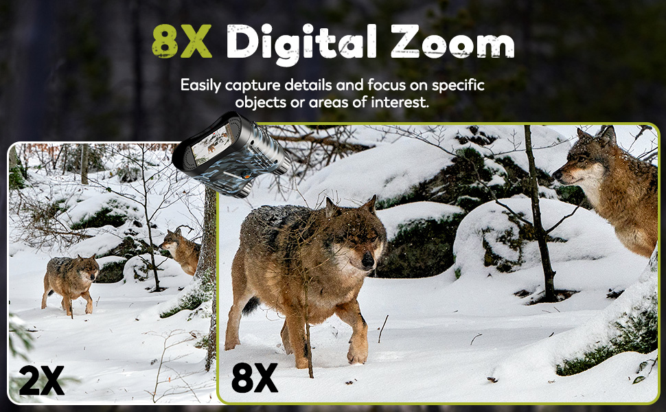 Night Vision Goggles, 4K Night Vision Binoculars 3.2" HD