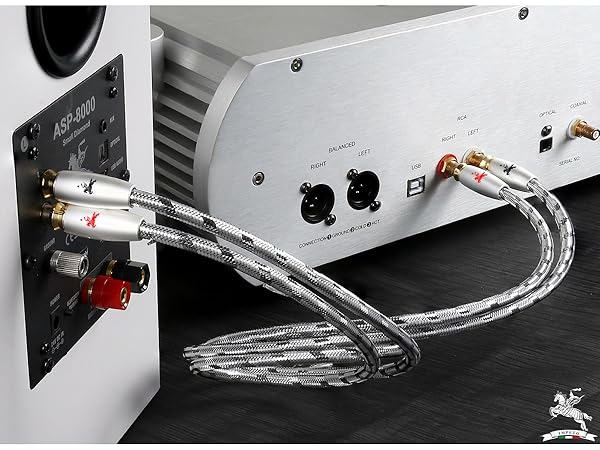 Amazon | IMPETO RCA オーディオケーブル 2M 「2RCAオス－2RCA