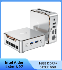NIPOGI E2 ミニPC Intel Alder Lake-N97 NiPoGi Essenx E2 Mini PC W-11 Pro, Ιntel Alder Lake-N97(do 3