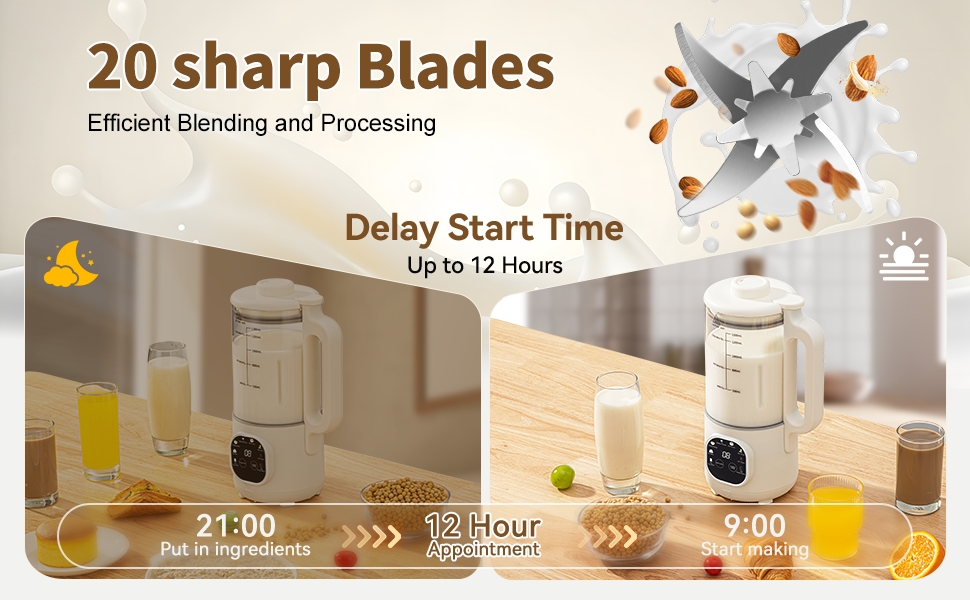 20 sharp blades