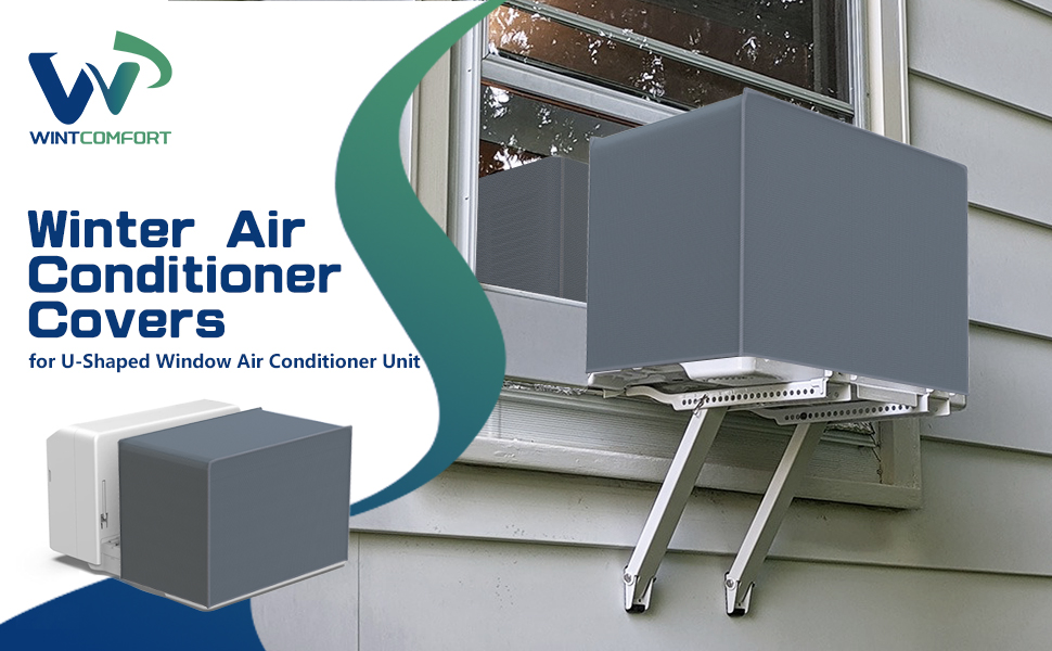 UShaped Window Air Conditioner Winter Cover, Heavy Duty Air Conditioner